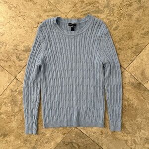 Karen Scott Women’s Baby Blue Crewneck Sweater